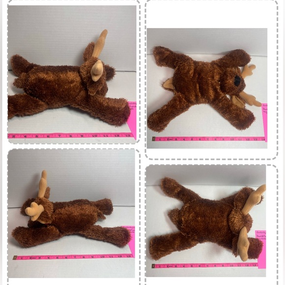 Vintage Hallmark Comet plush tinsel Reindeer Excellent - Picture 8 of 16